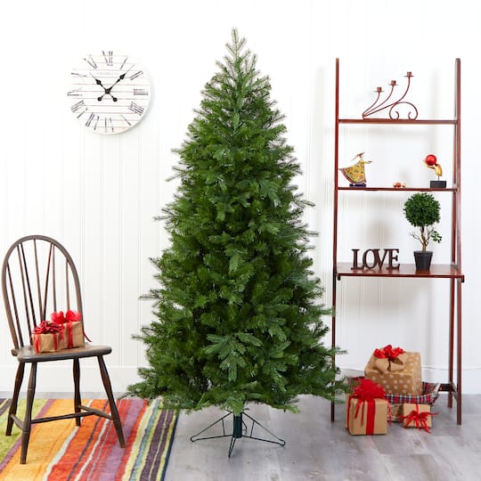 6ft. Pre-Lit Vienna Fir Artificial Christmas Tree, Warm White LED Lights
